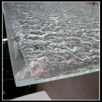 pebble glass top
